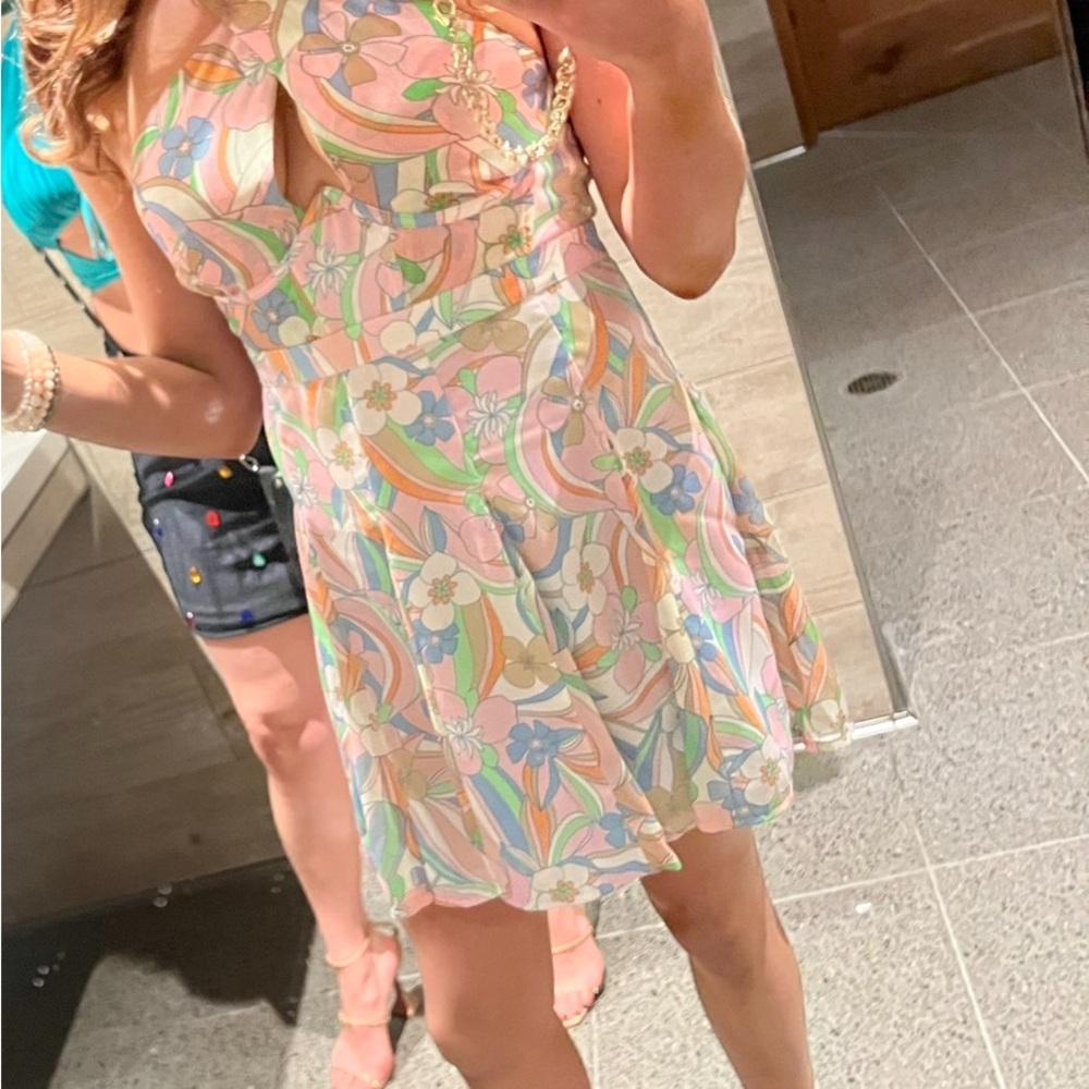 Floral crossover for love and lemons Dress